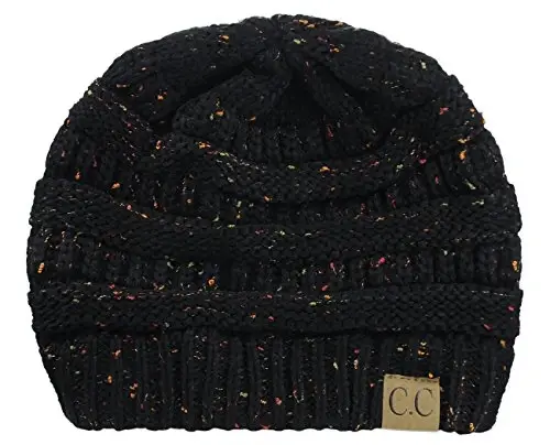 C.C Trendy Warm Chunky Soft Stretch Cable Knit Beanie - 1