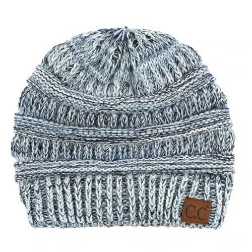 C.C Trendy Warm Chunky Soft Stretch Cable Knit Beanie - 3