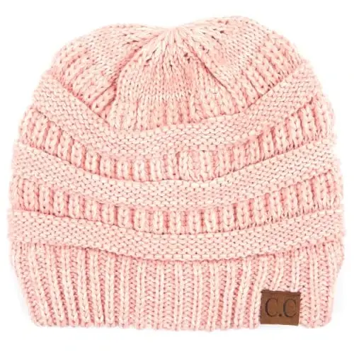 C.C Trendy Warm Chunky Soft Stretch Cable Knit Beanie - 3