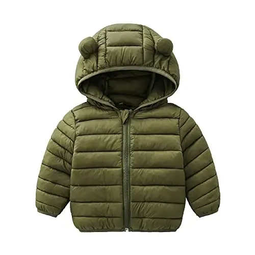 CECORC Toddler Winter Coats Lightweight Puffer Jacket for Baby Infant kids, 6-12 Month,12-18 Month, 2t,3t,4t 