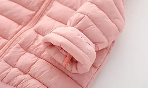 CECORC Toddler Qishki Palto Yengil Puffer Kurtka Chaqaloq Go'dak Bolalar uchun, 6-12 Oy, 12-18 Oy, 2t, 3t, 4t - 5