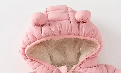 CECORC Toddler Qishki Palto Yengil Puffer Kurtka Chaqaloq Go'daklar uchun, 6-12 Oy, 12-18 Oy, 2t, 3t, 4t - 4