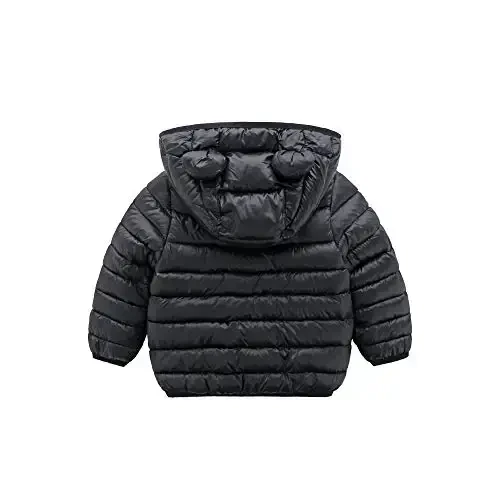 CECORC Toddler Qishki Palto Yengil Puffer Kurtka Chaqaloqlar uchun, 6-12 Oy, 12-18 Oy, 2t, 3t, 4t - CECORC (1)