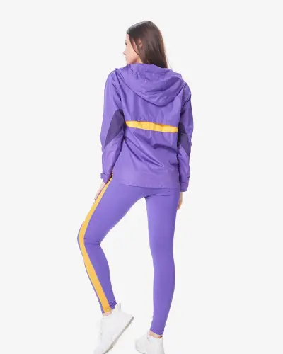 Дождевик с капюшоном - ФИОЛЕТОВЫЙ - 5