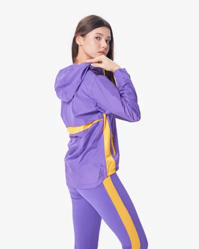 Дождевик с капюшоном - ФИОЛЕТОВЫЙ - 6