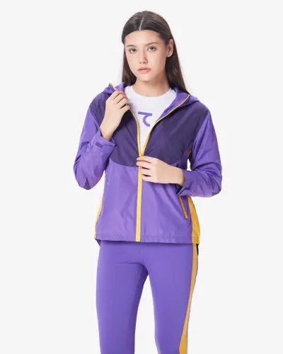 Дождевик с капюшоном - ФИОЛЕТОВЫЙ - 7