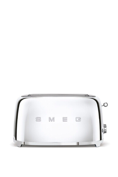 50's Style Mirror Steel 2x2 Extra-Wide Toaster - SMEG