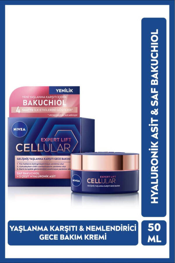 Cellular Bakuchiol Qarilikka Qarshi va Namlovchi Kechki Parvarish Kremi 50 ml - 9