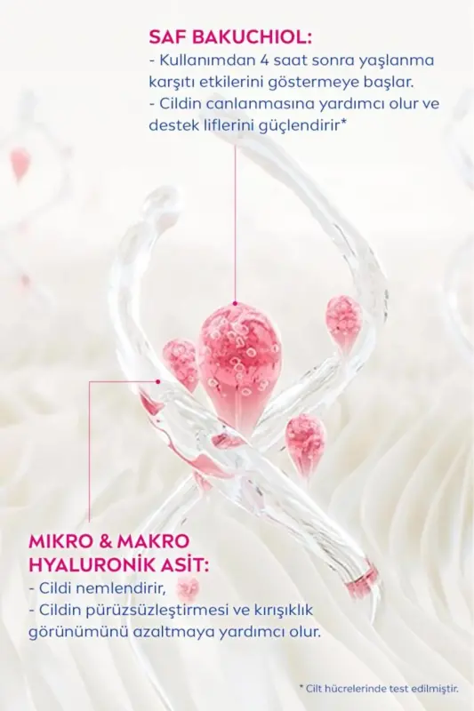 Cellular Bakuchiol Qarilikka Qarshi va Namlovchi Kechki Parvarish Kremi 50 ml - 4