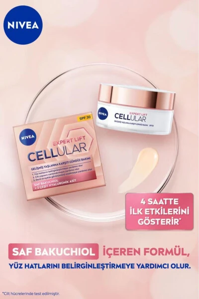 Cellular Expert Lift Anti-Aging Day Face Cream 50ml, Bakuchiol, Hyaluronic Acid, SPF30 - NIVEA (1)
