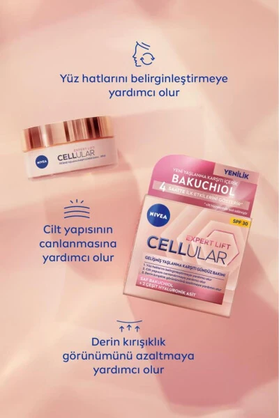 Cellular Expert Lift Qarishishga Qarshi Kunlik Yuz Terapi Kremi 50ml, Bakuchiol, Gialuron kislotasi, SPF30 - 4