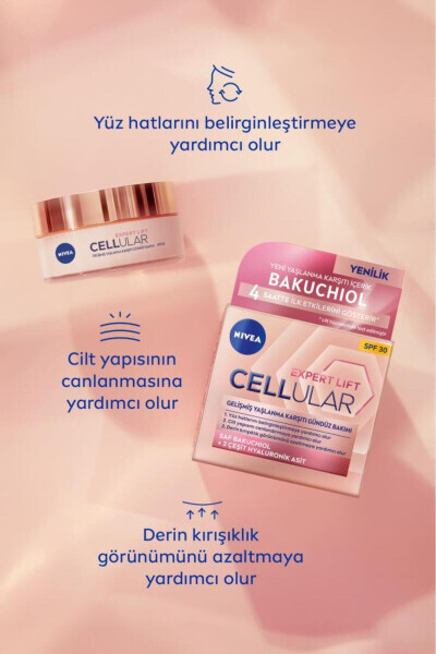 Cellular Expert Lift Qarishishga Qarshi Kunlik Yuz Terapi Kremi 50ml, Bakuchiol, Gialuron kislotasi, SPF30 - 27