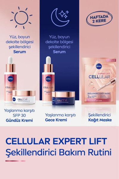 Cellular Expert Lift Yaşlanma Karşıtı Gündüz Yüz Bakım Kremi 50ml, SPF30, Bakuchiol, Hyaluronik Asit - 7