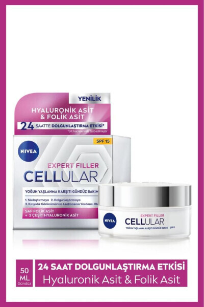 Cellular Teri Yoshlantirish Kunlik Krem Spf15 50 ml - NIVEA