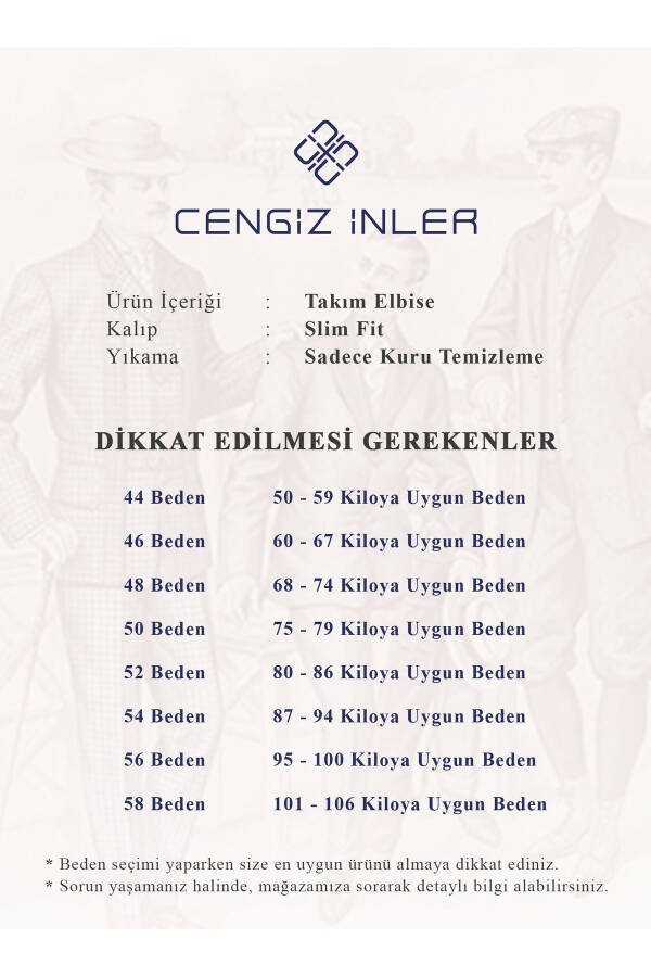 Cengiz İnler Rümürlü Çift Çizgi Şal Yaka Tek Düğme Damatlık - 9