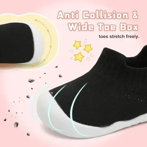 Centipede Demon Baby Boys Girls Sock Shoes Breathable Infants Toddlers Slippers Indoor Outdoor Boots First Walking Shoes Slip On Sneakers Non Slip with Soft Rubber Soles - 2