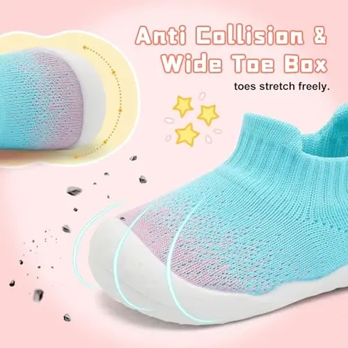 Centipede Demon Baby Shoes Baby Boys Girls Paypoq Oyoq Kiyim Nafas Oluvchan Go'daklar Kichkintoylar Uy Ichida Tashqi Etiklar Birinchi Yurish Oyoq Kiyim Yumshoq Rezina Tagliklar bilan Slip On Krossovkalar Sirpanmaydigan - 2