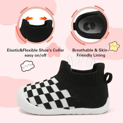 Centipede Demon Baby Shoes Baby Boys Girls Paypoq Oyoq Kiyim Nafas Oluvchi Go'daklar Bolalar Uy ichida Tashqi Poyafzal Birinchi Yurish Poyafzal Sirpanish Yumshoq Rezina Tagliksiz Krossovkalar - 5