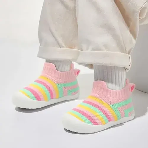 Centipede Demon Baby Shoes Baby Boys Girls Paypoq Oyoq Kiyim Nafas Oluvchi Go'daklar Bolalar Uy Ichki Tashqi Poyabzal Birinchi Yurish Oyoq Kiyimi Yumshoq Rezina Taglikli Sirpanmaydigan Krossovkalar - 6