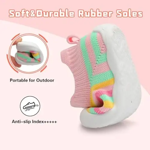 Centipede Demon Baby Shoes Baby Boys Girls Paypoq Oyoq Kiyim Nafas Oluvchi Go'daklar Bolalar Uy Ichki Tashqi Poyabzal Birinchi Yurish Oyoq Kiyimi Yumshoq Rezina Taglikli Sirpanmaydigan Krossovkalar - 3