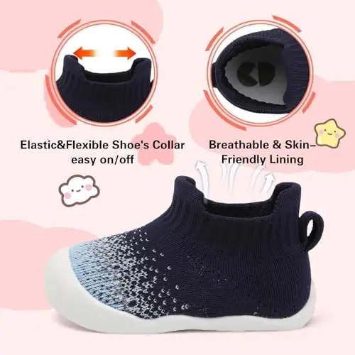 Centipede Demon Baby Shoes Baby Boys Girls Paypoq Oyoq Kiyim Nafas Oluvchi Go'daklar Kichkintoylar Uy ichida va tashqarisida Botinkalar Birinchi Yurish Oyoq Kiyimi Yumshoq Rezina Taglikli Sirpanmaydigan Krossovkalar - 5