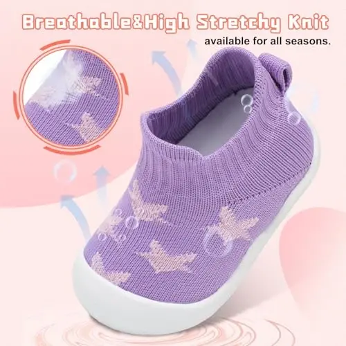 Centipede Demon Baby Shoes Baby Boys Girls Paypoq Oyoq Kiyimlar Nafas Oluvchan Go'daklar Bolalar Uy Ichki Tashqi Etiklar Birinchi Yurish Oyoq Kiyimi Yumshoq Rezina Taglikli Sirpanmaydigan Krossovkalar - 4