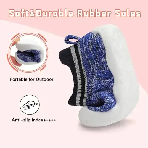 Centipede Demon Baby Shoes Baby Boys Girls Paypoq Oyoq kiyimlari Nafas oladigan Go'daklar Bolalar Xonalari Terliklar Ichki Tashqi Poyafzallar Birinchi Yurish Oyoq kiyimlari Yumshoq Rezina Tagliklar bilan Sirpanmaydigan Krossovkalar - 3