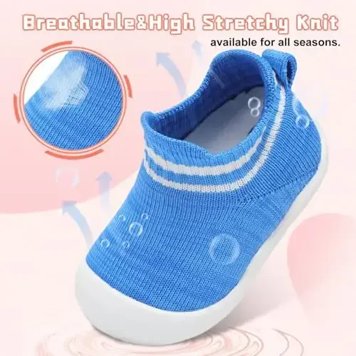 Centipede Demon Baby Shoes Baby Boys Girls Paypoq Poyafzallari Nafas Oluvchan Go'daklar Yürishni Boshlaganlar Uy Ichida Ochiq Havoda Etiklar Birinchi Qadam Poyafzallari Yumshoq Rezina Taglikli Sirpanmaydigan Krossovkalar - 4