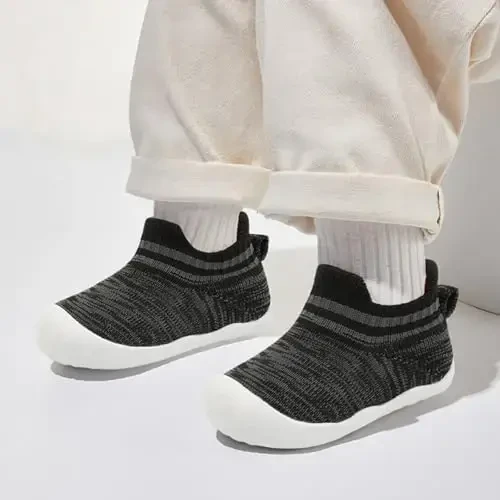 Centipede Demon Baby Shoes Baby Boys Girls Sock Shoes Breathable Infants Toddlers Slippers Indoor Outdoor Boots First Walking Shoe Slip On Sneakers Non Slip with Soft Rubber Soles - 6