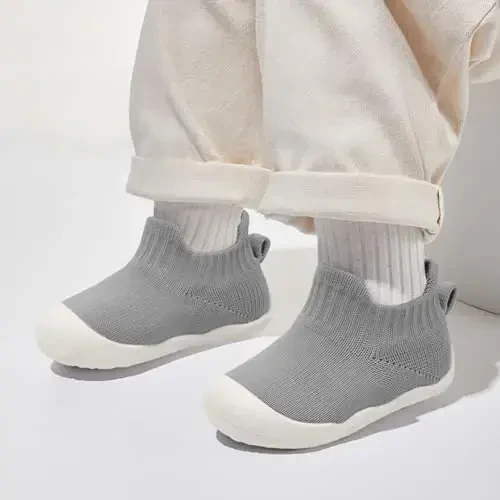 Centipede Demon Baby Shoes Baby Boys Girls Sock Shoes Breathable Infants Toddlers Slippers Indoor Outdoor Boots First Walking Shoe Slip On Sneakers Non Slip with Soft Rubber Soles - 6