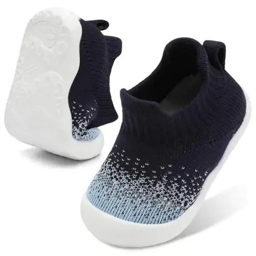Centipede Demon Baby Shoes Baby Boys Girls Sock Shoes Breathable Infants Toddlers Slippers Indoor Outdoor Boots First Walking Shoe Slip On Sneakers Non Slip with Soft Rubber Soles - 1