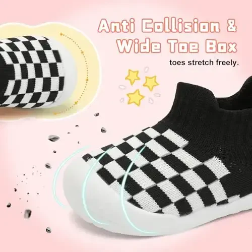 Centipede Demon Baby Shoes Baby Boys Girls Sock Shoes Breathable Infants Toddlers Slippers Indoor Outdoor Boots First Walking Shoe Slip On Sneakers Non Slip with Soft Rubber Soles - 2