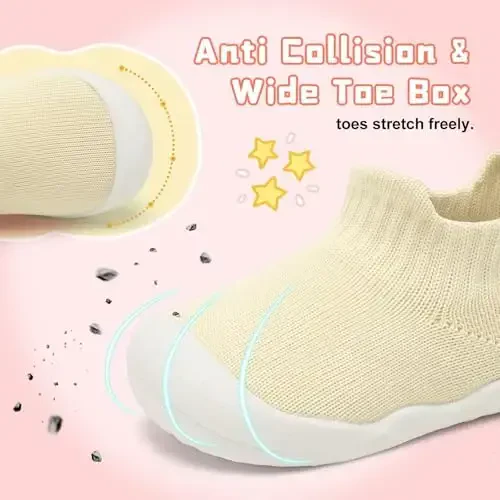 Centipede Demon Baby Shoes Baby Boys Girls Sock Shoes Breathable Infants Toddlers Slippers Indoor Outdoor Boots First Walking Shoe Slip On Sneakers Non Slip with Soft Rubber Soles - 2