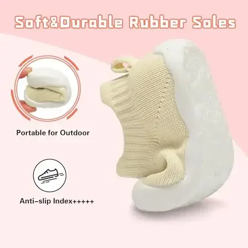 Centipede Demon Baby Shoes Baby Boys Girls Sock Shoes Breathable Infants Toddlers Slippers Indoor Outdoor Boots First Walking Shoe Slip On Sneakers Non Slip with Soft Rubber Soles - 3
