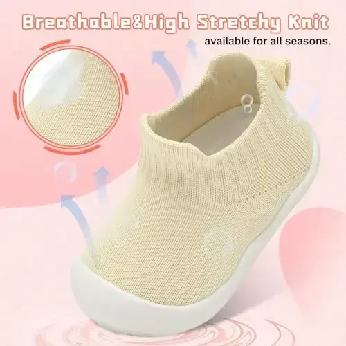 Centipede Demon Baby Shoes Baby Boys Girls Sock Shoes Breathable Infants Toddlers Slippers Indoor Outdoor Boots First Walking Shoe Slip On Sneakers Non Slip with Soft Rubber Soles - 4