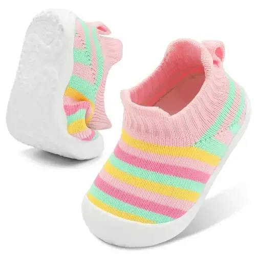 Centipede Demon Baby Shoes Baby Boys Girls Sock Shoes Breathable Infants Toddlers Slippers Indoor Outdoor Boots First Walking Shoe Slip On Sneakers Non Slip with Soft Rubber Soles - 1