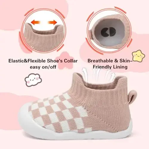 Centipede Demon Baby Shoes Baby Boys Girls Sock Shoes Breathable Infants Toddlers Slippers Indoor Outdoor Boots First Walking Shoe Slip On Sneakers Non Slip with Soft Rubber Soles - 5