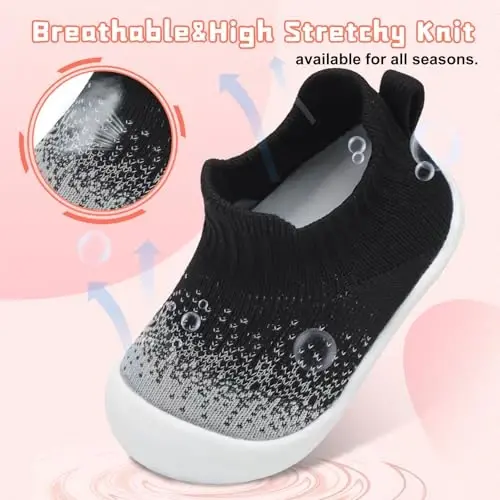 Centipede Demon Baby Shoes Baby Boys Girls Sock Shoes Breathable Infants Toddlers Slippers Indoor Outdoor Boots First Walking Shoe Slip On Sneakers Non Slip with Soft Rubber Soles - 5