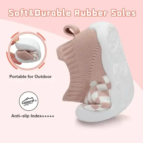 Centipede Demon Baby Shoes Baby Boys Girls Sock Shoes Breathable Infants Toddlers Slippers Indoor Outdoor Boots First Walking Shoe Slip On Sneakers Non Slip with Soft Rubber Soles - 3