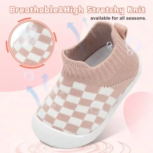 Centipede Demon Baby Shoes Baby Boys Girls Sock Shoes Breathable Infants Toddlers Slippers Indoor Outdoor Boots First Walking Shoe Slip On Sneakers Non Slip with Soft Rubber Soles - 4