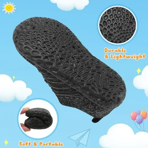 Centipede Demon O'g'il bolalar qizlar uchun chaqaloq bolalar uchun slip-on yurish poyafzali Nafas oladigan paypoq poyafzali Yengil yumshoq krossovkalar - 4