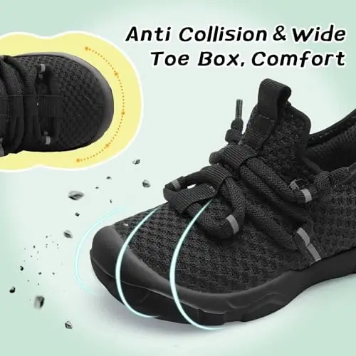 Centipede Demon Toddler Ayakkabıları Erkek Kız Çıplak Ayaklı Ayakkabılar Çocuklar Nefes Alabilen Yürüyüş Koşu Ayakkabıları Slip on Spor Ayakkabılar Hafif Açık Hava Atletik Tenis Ayakkabıları - 3