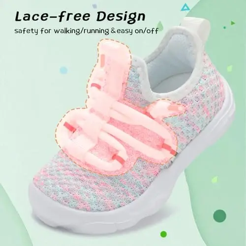Centipede Demon Toddler Shoes Boys Girls Barefoot Shoes Kids Breathable Walking Running Shoe Slip on Sneakers Lightweight Outdoor Athletic Tennis Shoe - 2