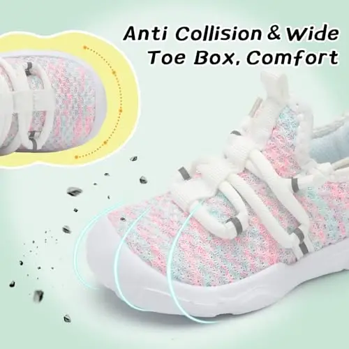 Centipede Demon Toddler Shoes Boys Girls Barefoot Shoes Kids Breathable Walking Running Shoe Slip on Sneakers Lightweight Outdoor Athletic Tennis Shoe - 3