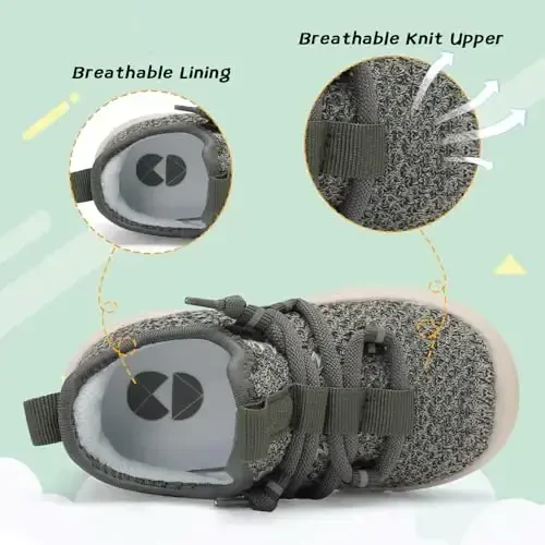 Centipede Demon Toddler Shoes Boys Girls Barefoot Shoes Kids Breathable Walking Running Shoe Slip on Sneakers Lightweight Outdoor Athletic Tennis Shoe - 4