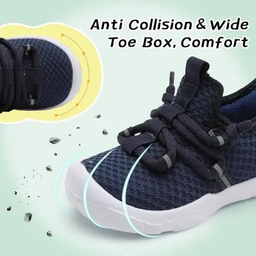 Centipede Demon Toddler Shoes Boys Girls Barefoot Shoes Kids Breathable Walking Running Shoe Slip on Sneakers Lightweight Outdoor Athletic Tennis Shoe - 3