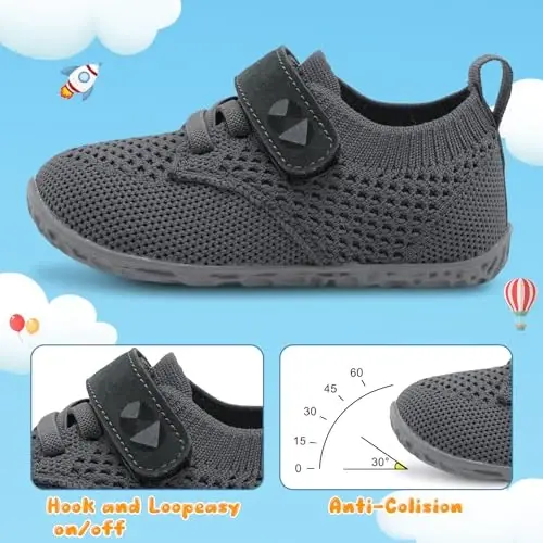Centipede Demon Toddler Shoes for Boys Girls Baby Kids Slip on Walking Shoe Breathable Sock Shoes Lightweight Soft Sneakers - 3