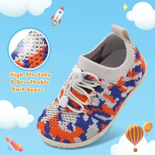 Centipede Demon Toddler Shoes for Boys Girls Baby Kids Slip on Walking Shoe Breathable Sock Shoes Lightweight Soft Sneakers - 2