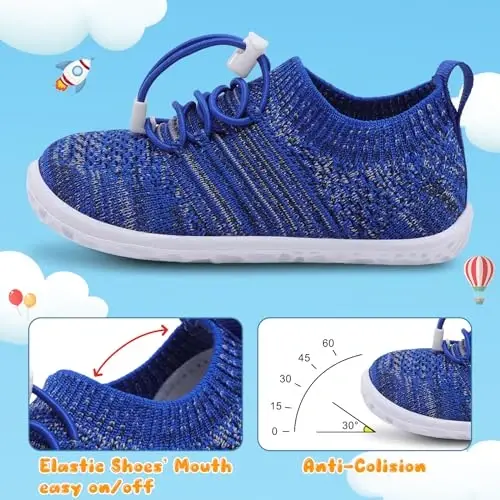 Centipede Demon Toddler Shoes for Boys Girls Baby Kids Slip on Walking Shoe Breathable Sock Shoes Lightweight Soft Sneakers - 3