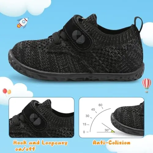 Centipede Demon Toddler Shoes for Boys Girls Baby Kids Slip on Walking Shoe Breathable Sock Shoes Lightweight Soft Sneakers - 3